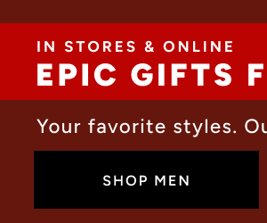 Epic Gifts from $9.99 Shop Men