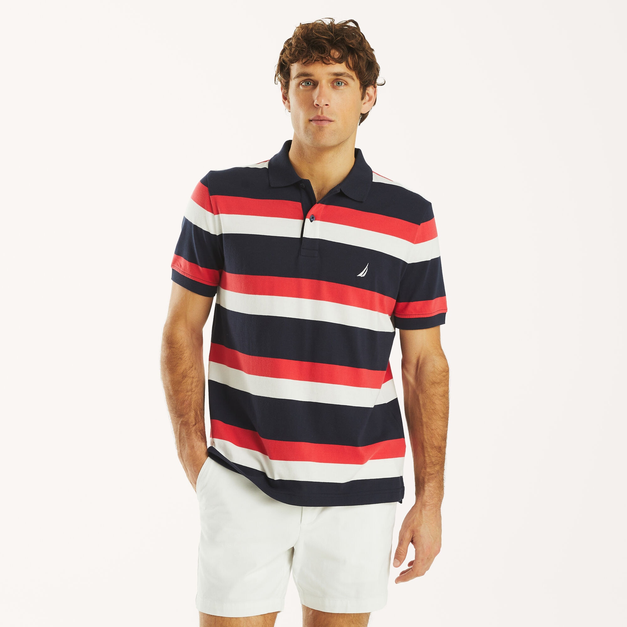 Image of Classic Fit Striped Polo Image of Classic Fit Striped Polo