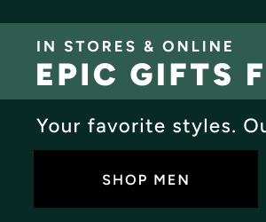 Epic Gifts from $9.99 Shop Men
