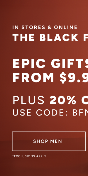 Epic Gifts from $9.99 Shop Men