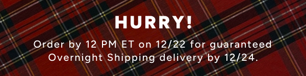 Don't Wait Order Now