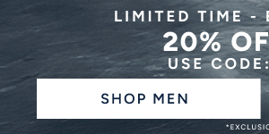 20% off $125 Shop Men