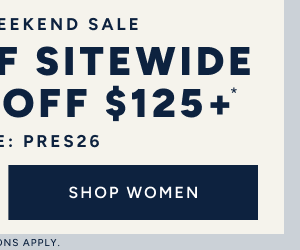 20% off $125 Shop Women