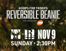 Hoops for Troops Reversible Beanie