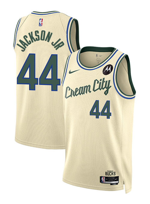 Nike 2025-26 City Edition Andre Jackson Jr Milwaukee Bucks Swingman Jersey