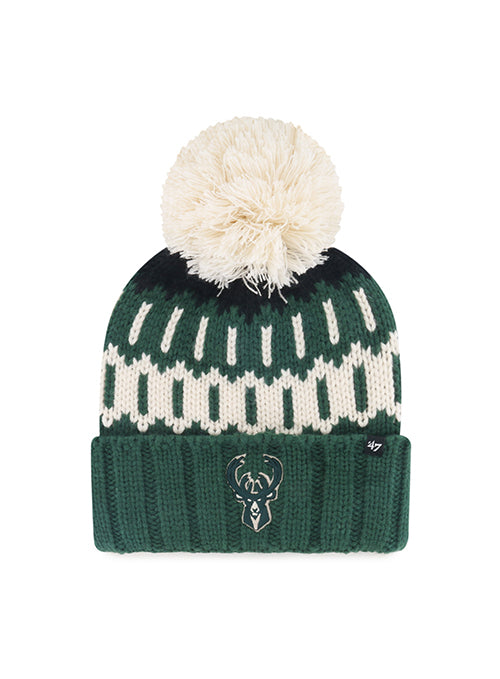 Women's '47 Brand Felicity Milwaukee Bucks Pom Knit Hat