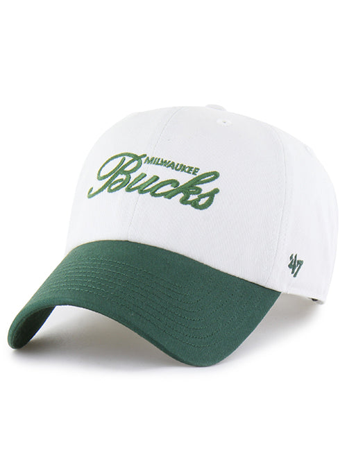 '47 Brand Crossover Basics Green Milwaukee Bucks Adjustable Hat