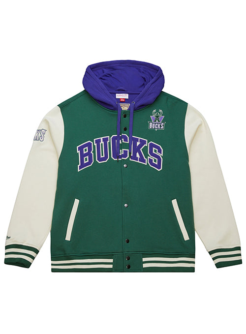 Mitchell & Ness HWC '93 Courts Milwaukee Bucks Hooded Jacket