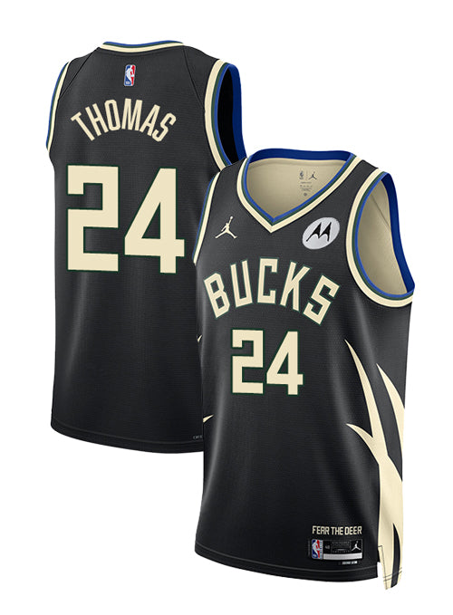 Jordan 2022 Statement Edition Cam Thomas Milwaukee Bucks Swingman Jersey