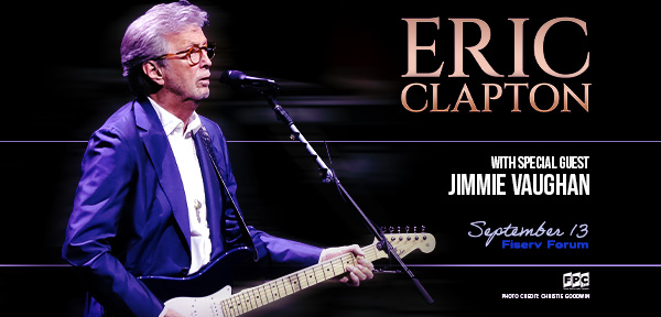 JUST ANNOUNCED + PRESALE DETAILS: Eric Clapton