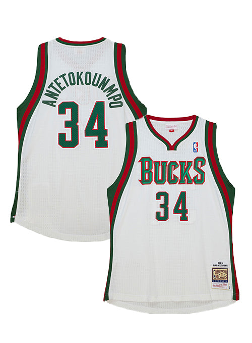 Mitchell & Ness HWC '13 Giannis Antetokounmpo Milwaukee Bucks Authentic Jersey 