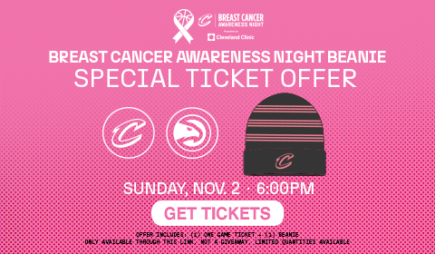 Breast Cancer Awareness night beanie special ticket offer. Click to get tickets. Only available through this link & not a giveaway