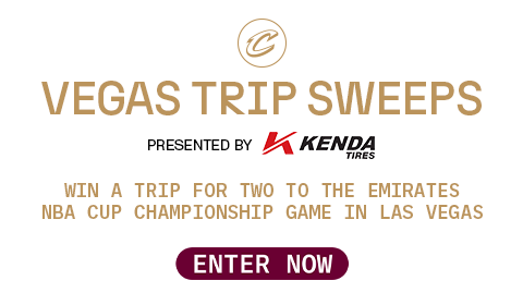 Vegas Tip Sweeps presented by Kenda Tires. Click to win a trip for two to the Emirates NBA Cup Championship game in Las Vegas.