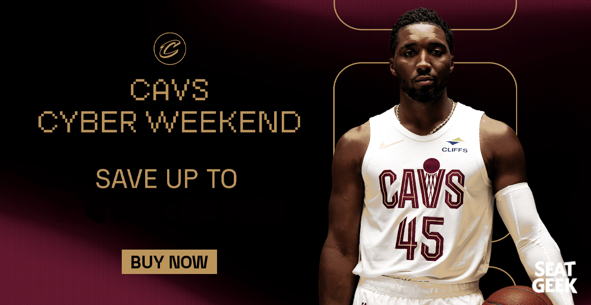Cavs Cyber Weekend Save Up to 50% OFF + No Fees.