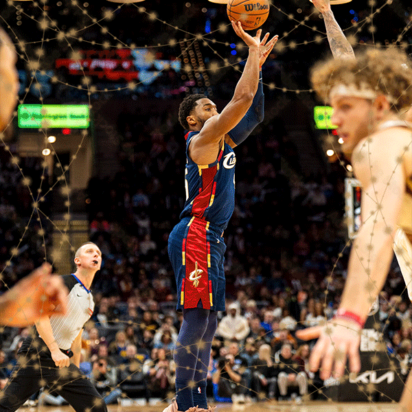 Gif of photos of Cavs players