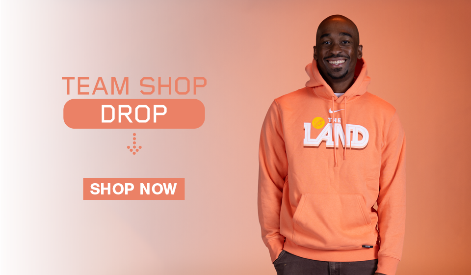 Team Shop Drop: City Hoodie. Click to shop now.