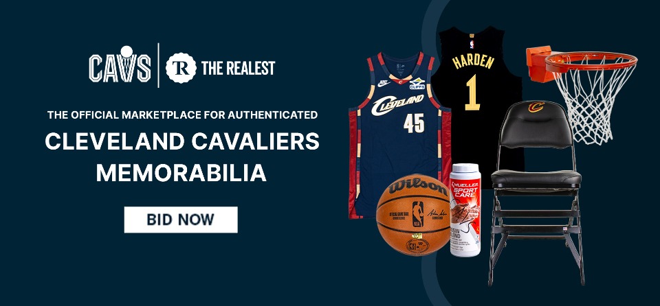 Cavs x The Realest - The offical marketplace for authenticated Cleveland Cavaliers memorabilia. Click to bid now