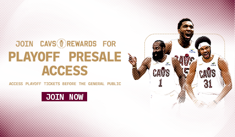 Click to Join Cavs Rewards for Playoff Presale Access