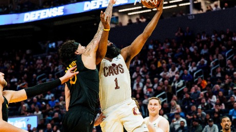 James Harden lay up