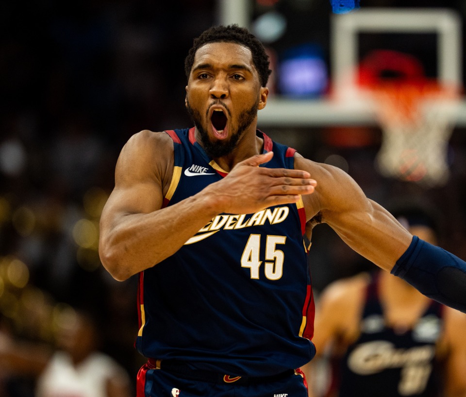Donovan Mitchell Celebrates