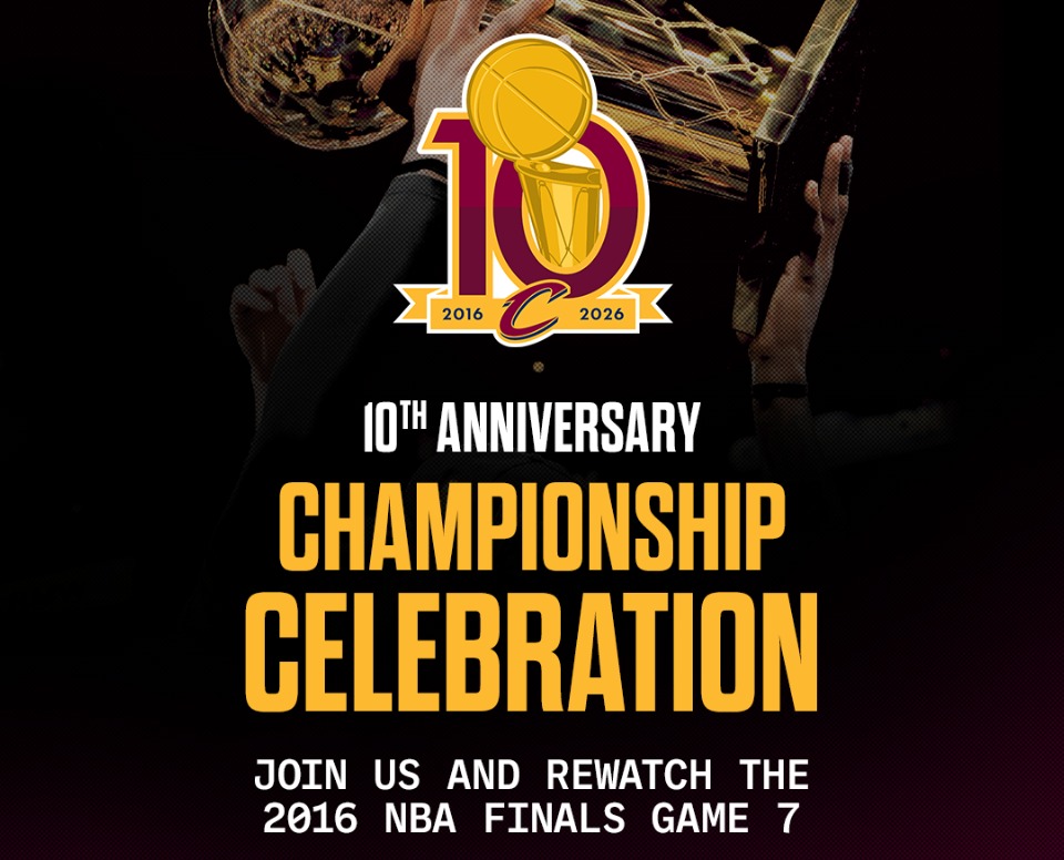 Join us and rewatch the 2016 NBA Finals Game 7 - Friday, June 19