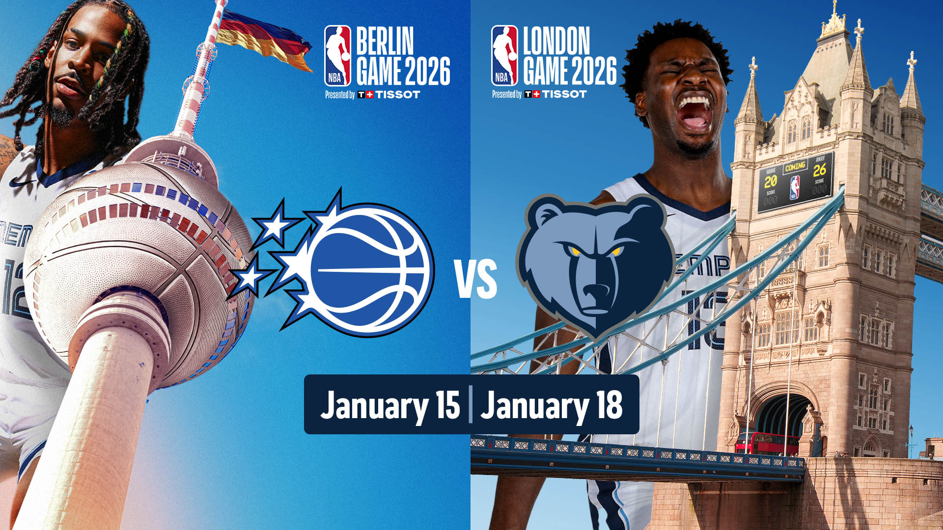 Memphis Grizzlies 2025-26 Global Games