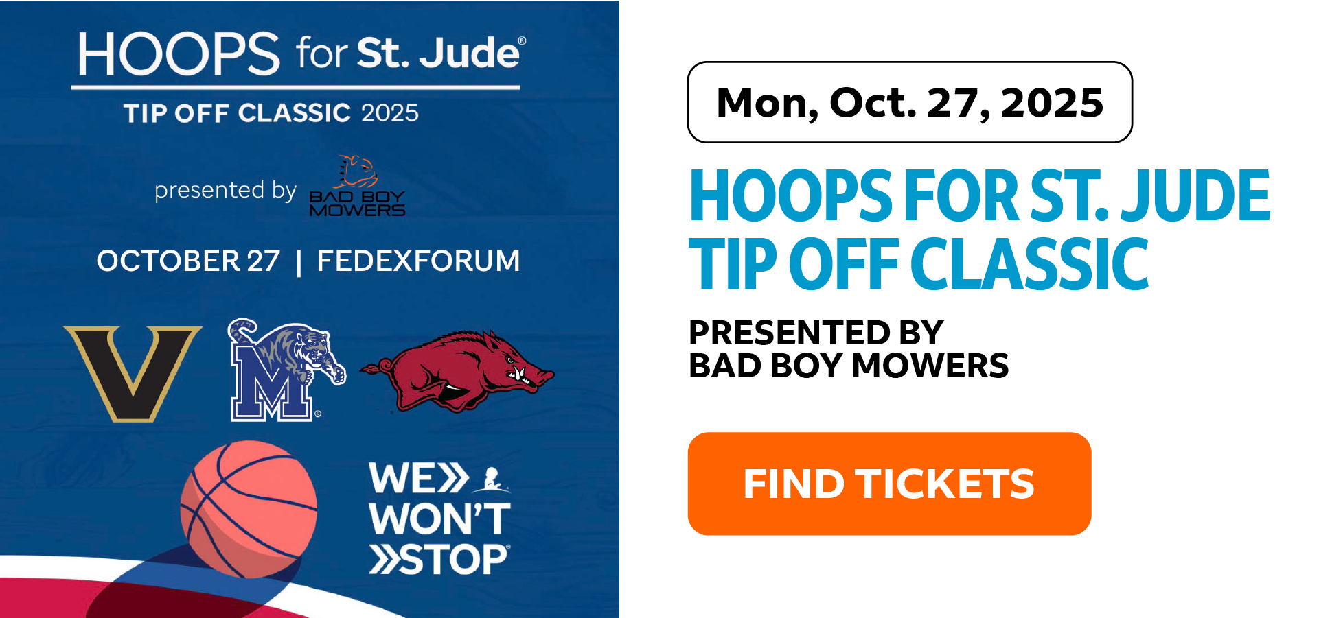 Hoops for St. Jude | Tip Off Classic