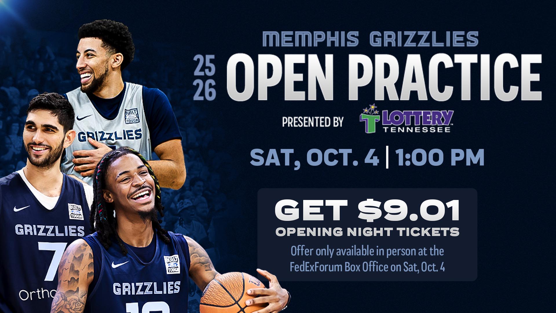 2025-26 Memphis Grizzlies Open Practice