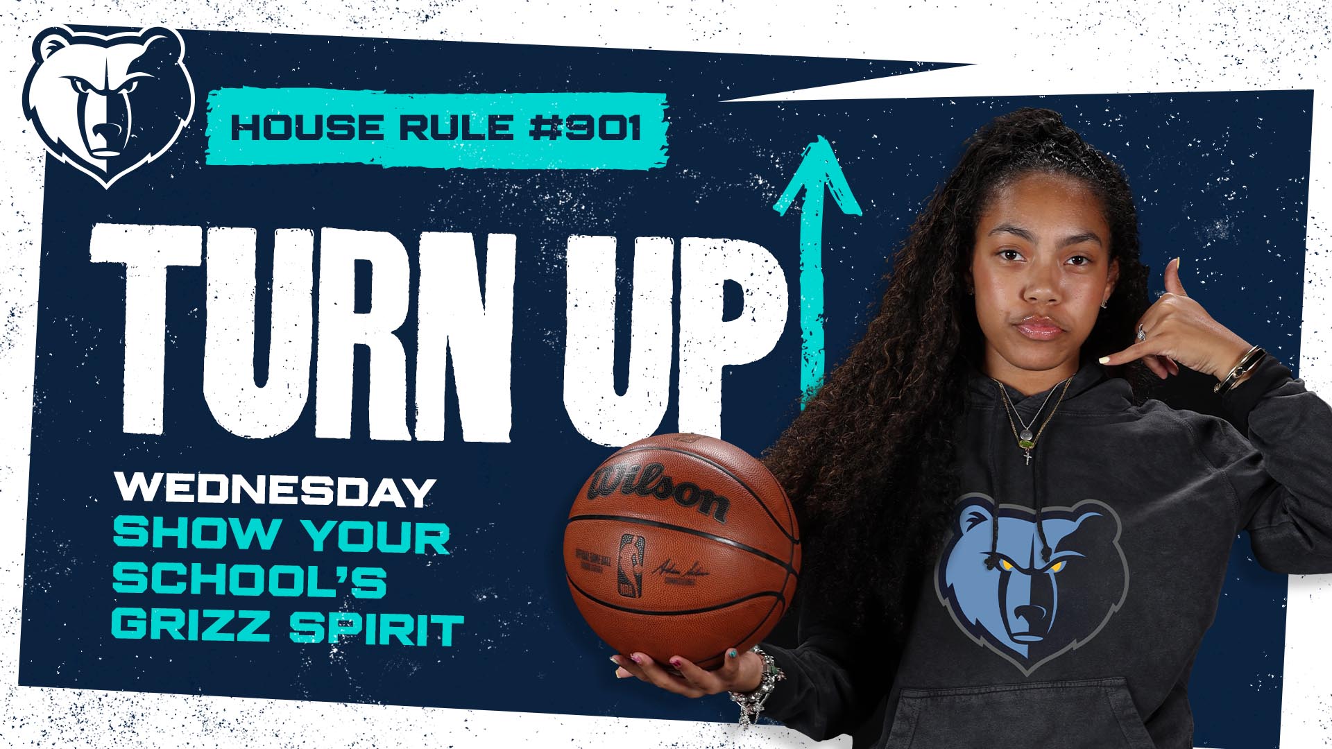 Show Your School's Grizz Spirit on Wednesday