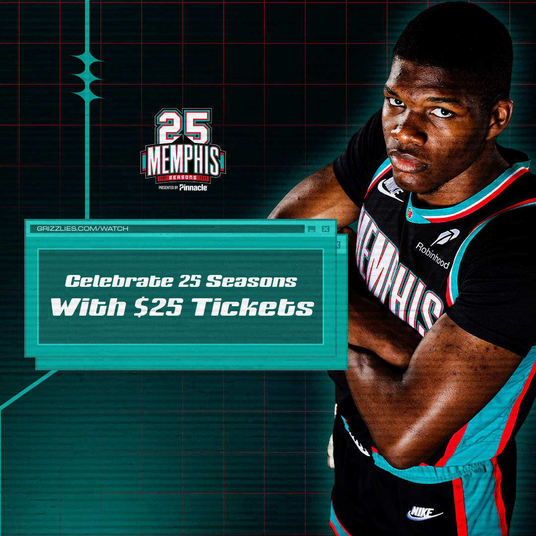 Celebrate 25 Season with $25 Tickets
