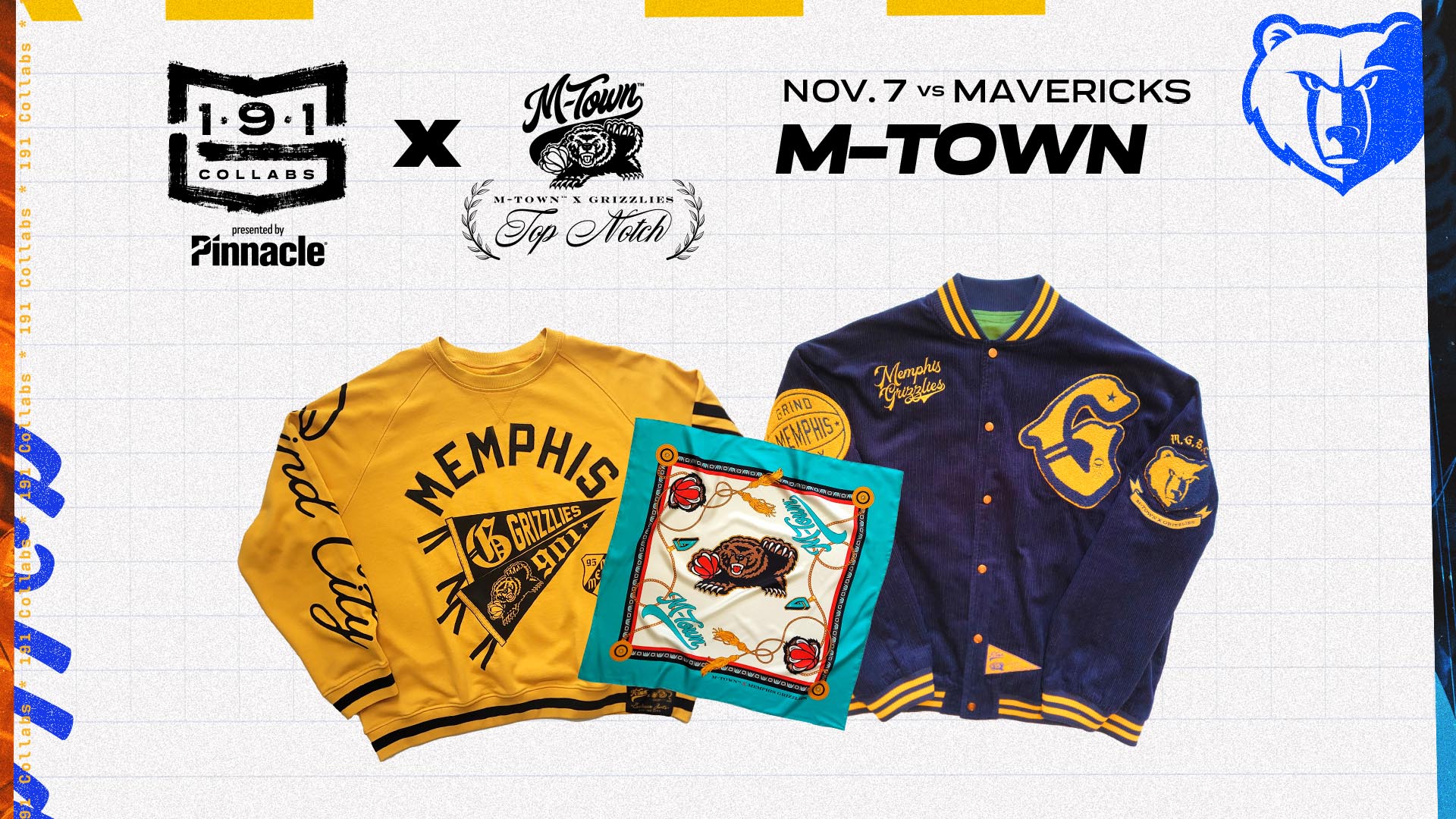 191 Collabs, presented by Pinnacle Financial Partners x M-Town Merch | Fri, Nov. 7
