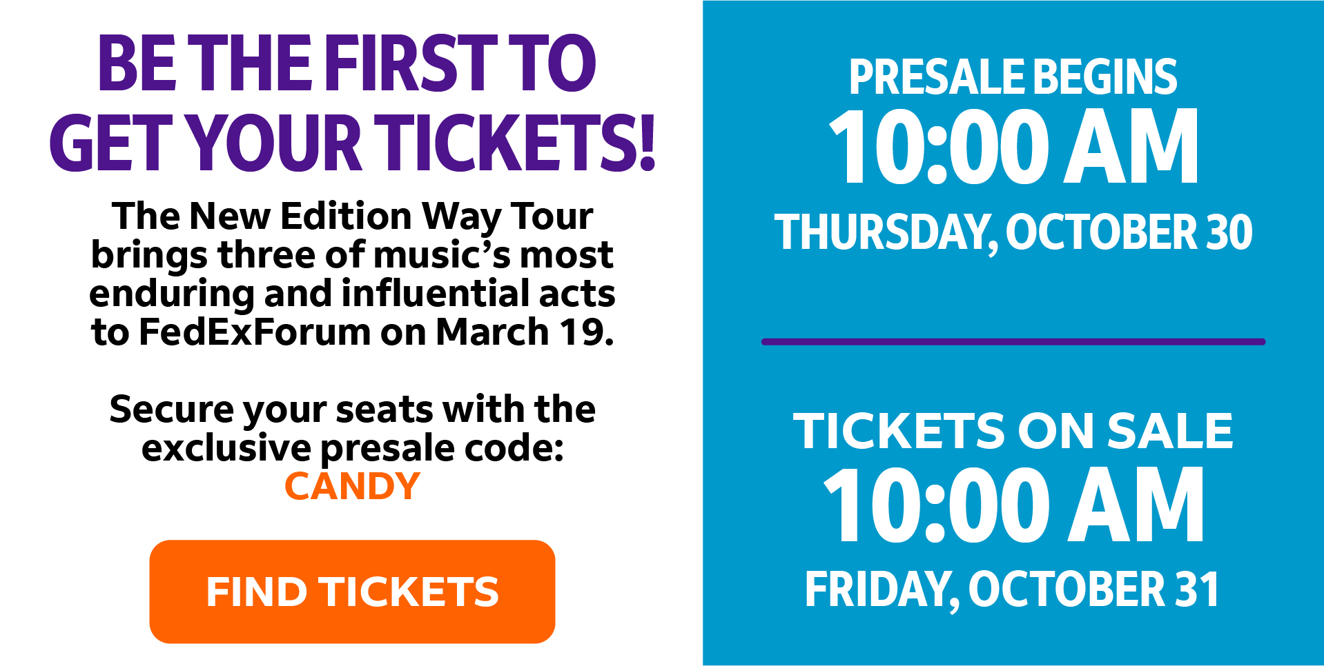 The New Edition Way Tour 2026 | Presale & On Sale