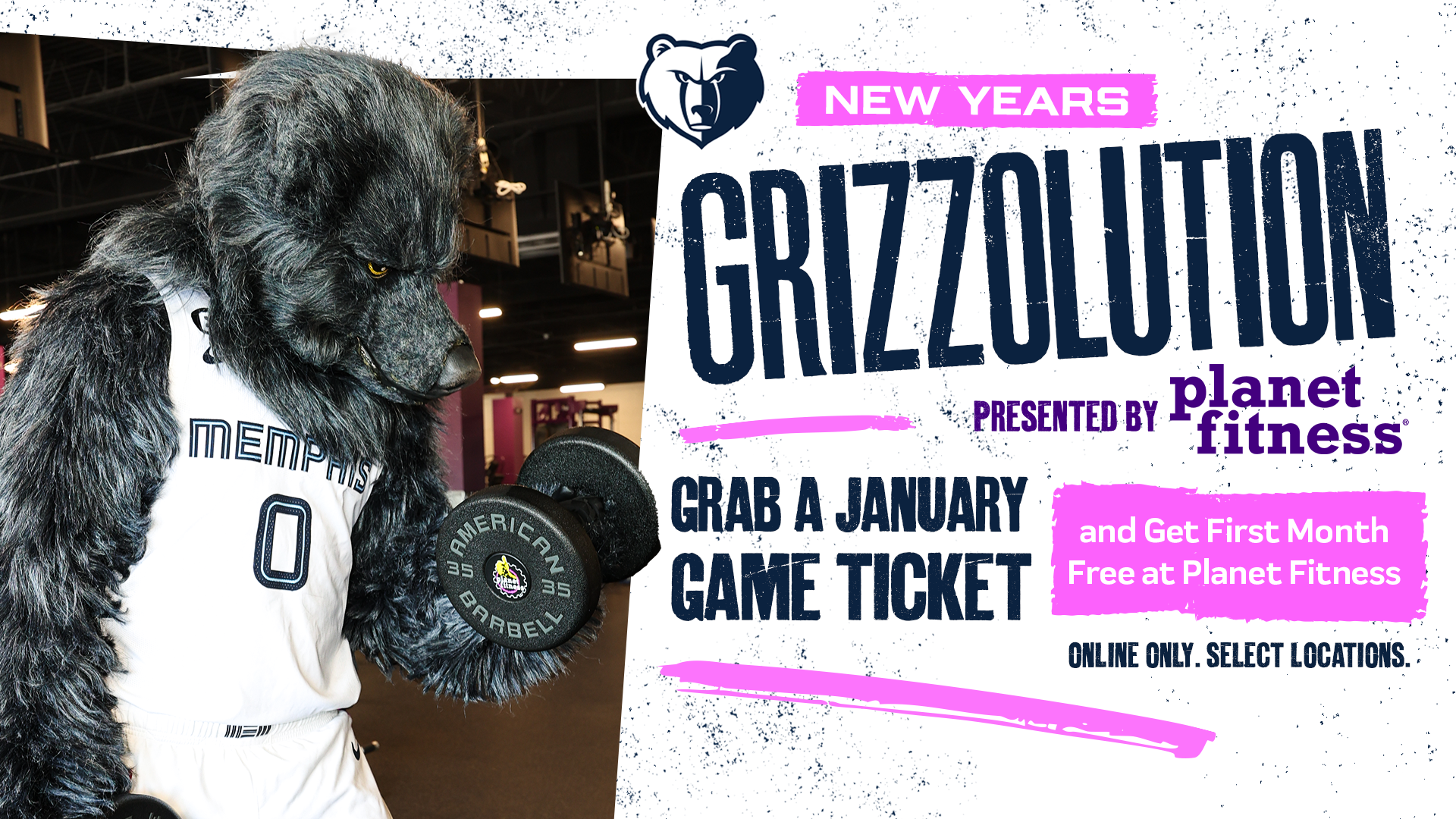 New Years Grizzolution presented by Planet Fitness