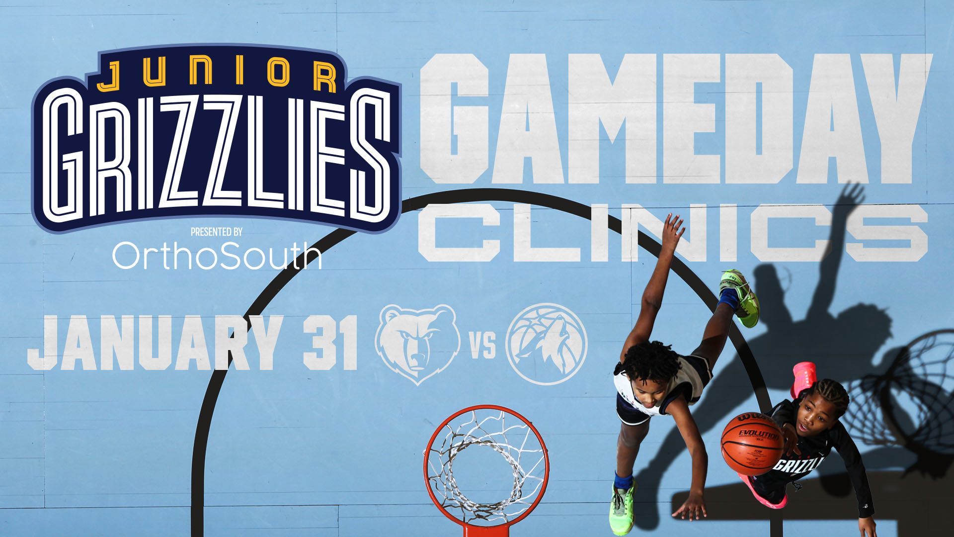 Junior Grizzlies presented by Ortho South | Gameday Clinics