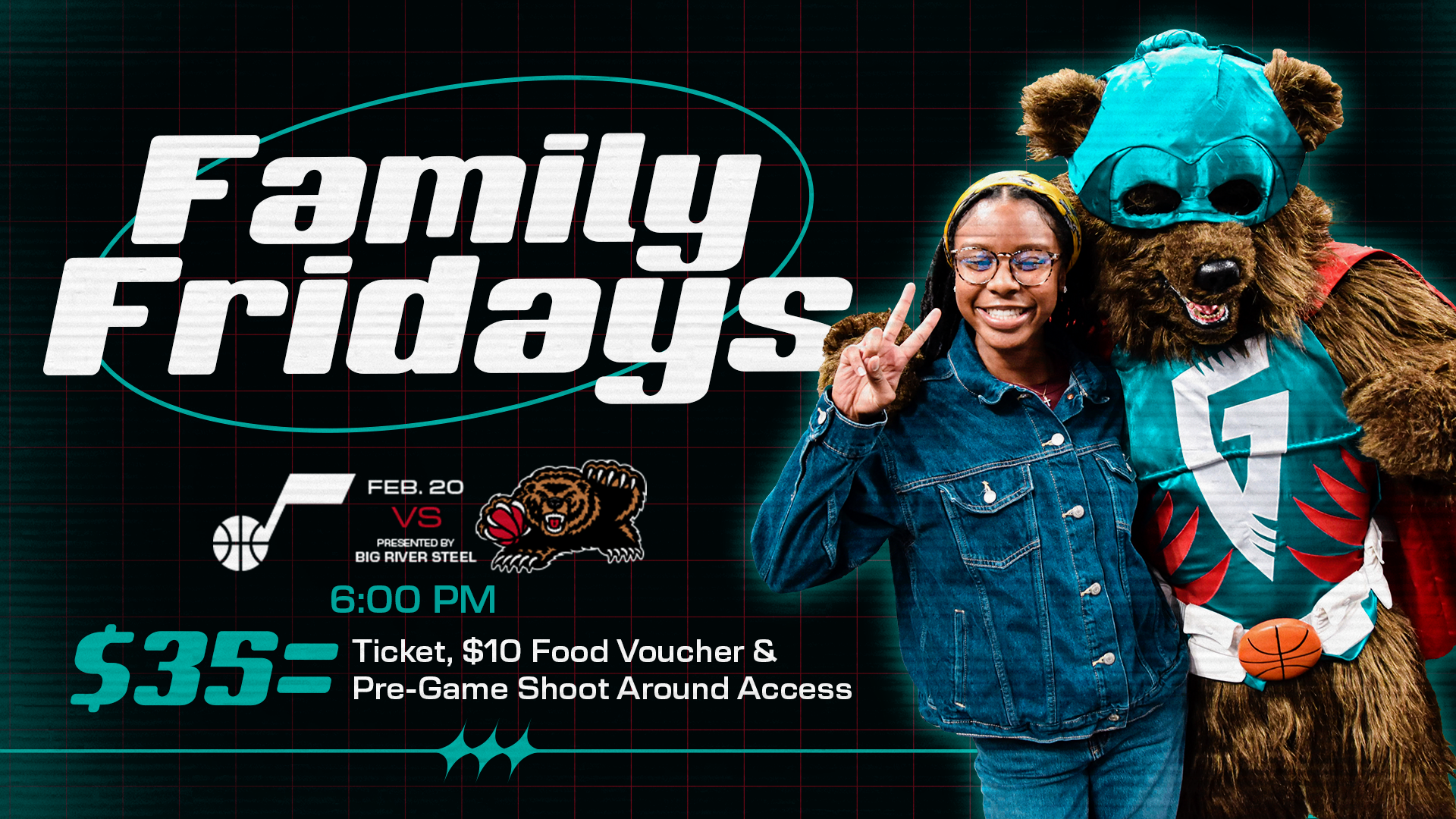 Family Fridays | Fri, Feb. 20 vs. Utah Jazz