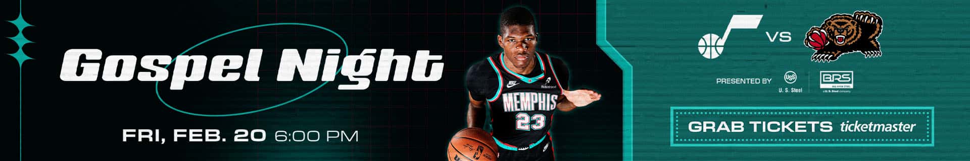 Utah Jazz vs. Memphis Grizzlies | Fri, Feb. 20 at 6:00 PM