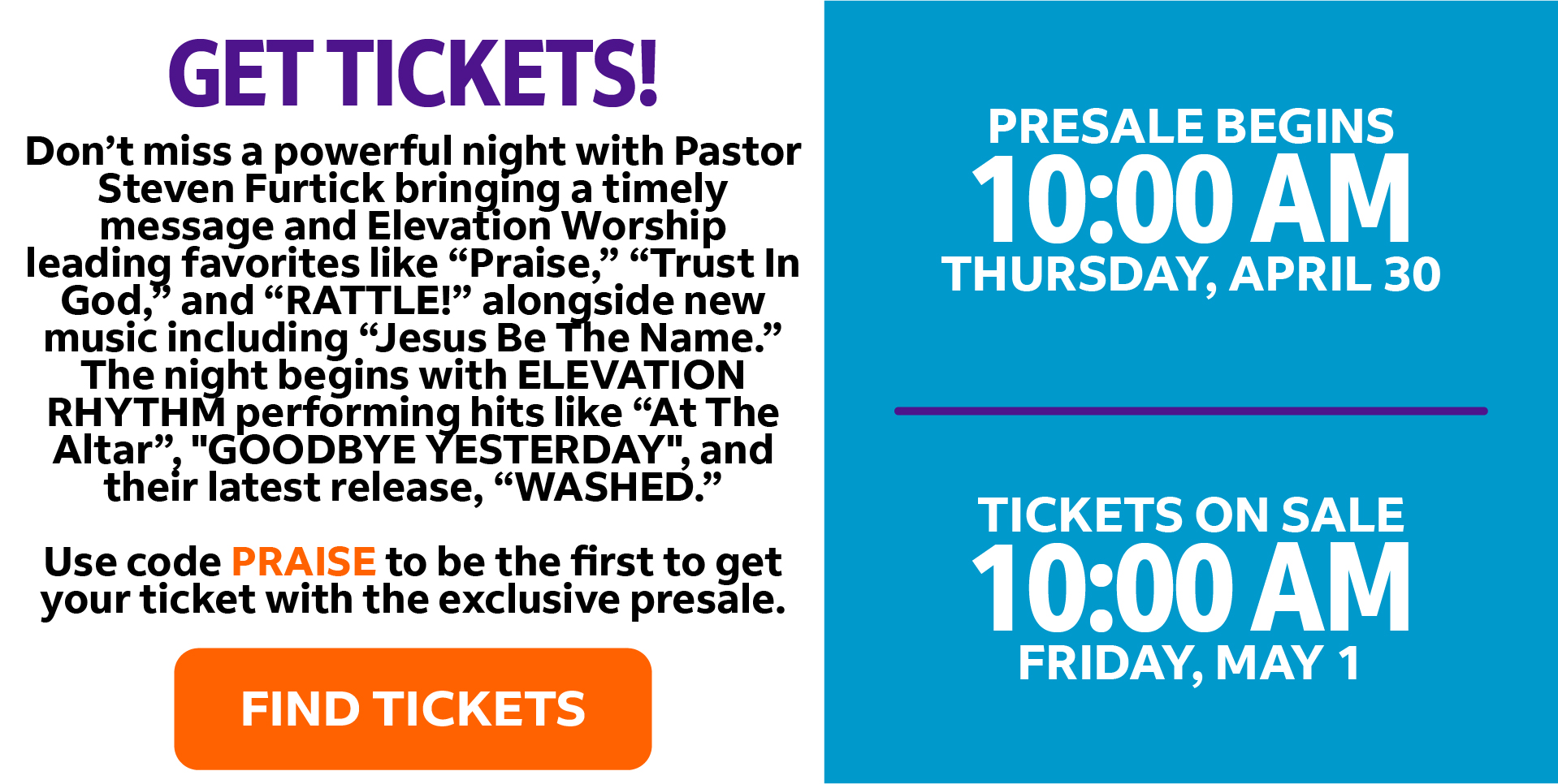 Elevation Nights Tour 2026 | Presale & On Sale