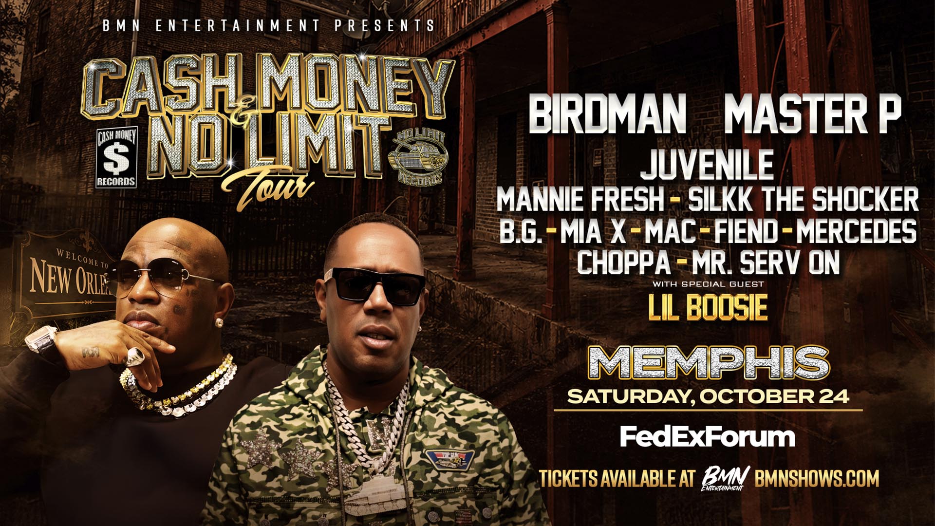 Cash Money & No Limit Tour