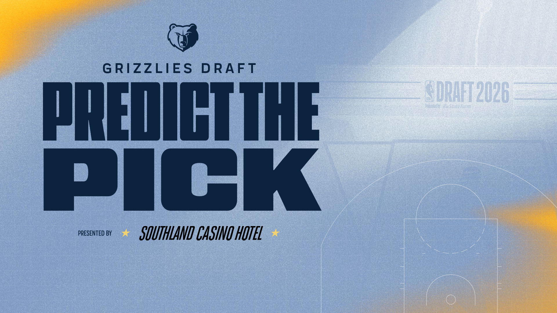 Grizzlies Draft Predict the Pick presented by Southland Casino Hotel