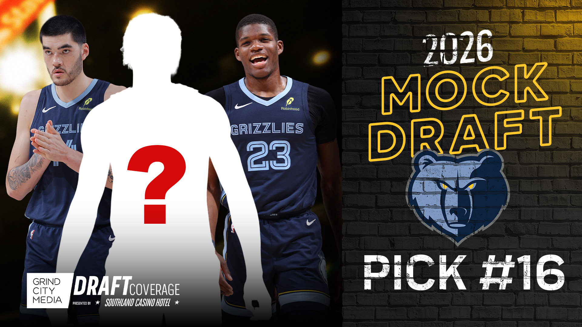  Grizzlies Add Front Court Versatility at No. 16 | 2026 NBA Mock Draft