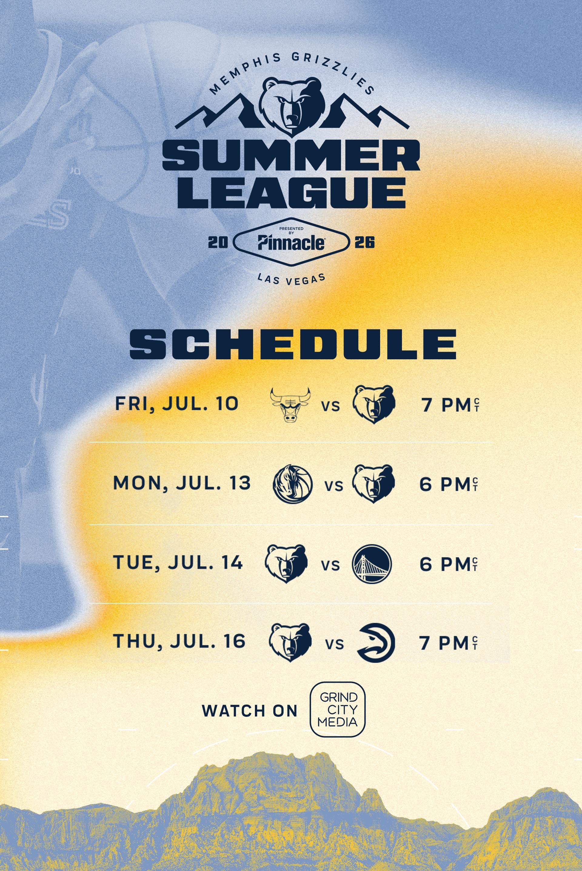 Las Vegas | Grizzlies Summer League presented by Pinnacle Financial Partners