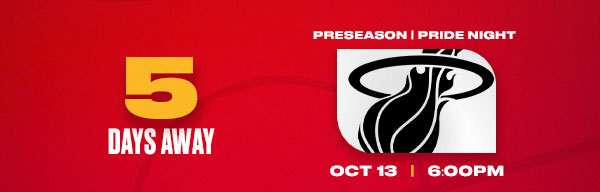 5 Days away – Hawks vs. Heat