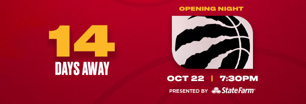 14 Days away – Hawks vs. Raptors