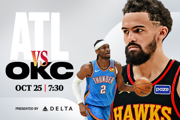 Hawks vs. OKC on October 25