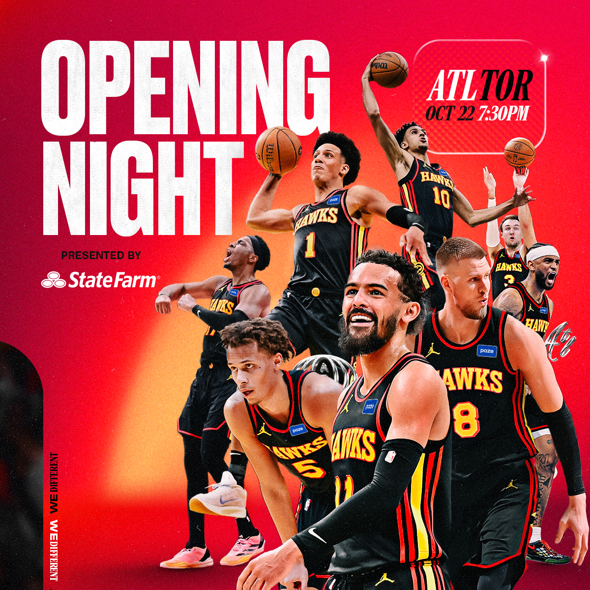 Hawks Opening Night on October 22