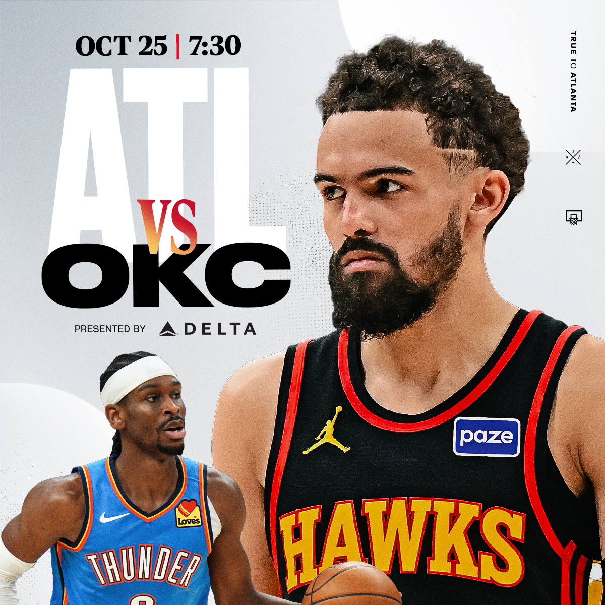 ATL vs. OKC on October 25