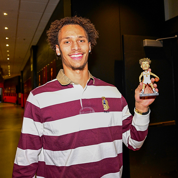 Get your Dyson Bobblehead at Hawks vs. Magic!
