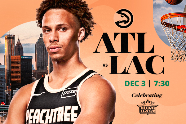 Hawks vs. Clippers on December 3: Celebrating Outkast
