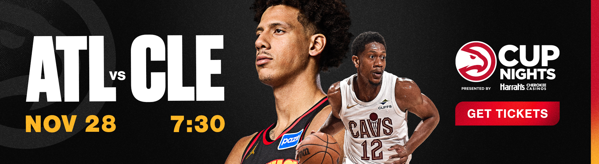 NBA Cup: Hawks vs. Cavs on November 28