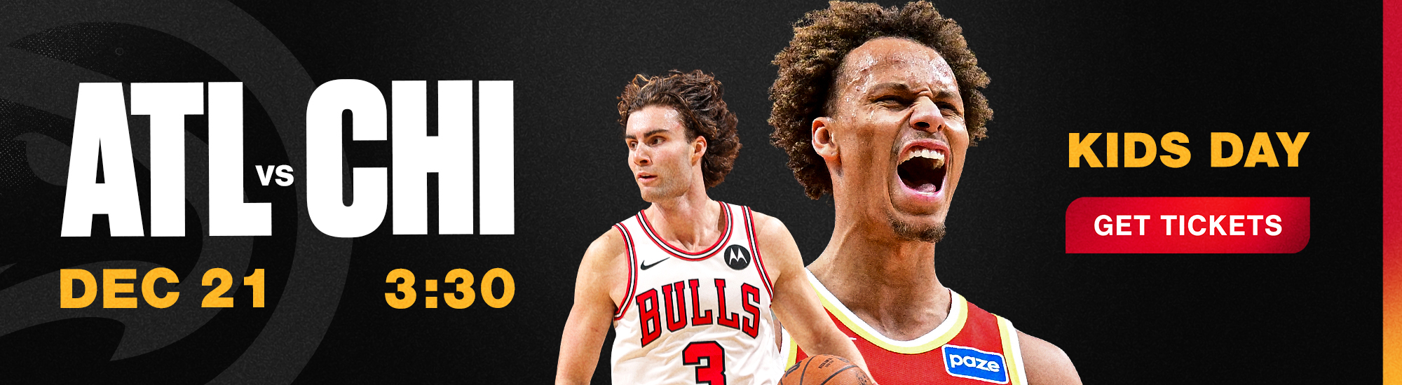 Hawks vs. Bulls on December 21